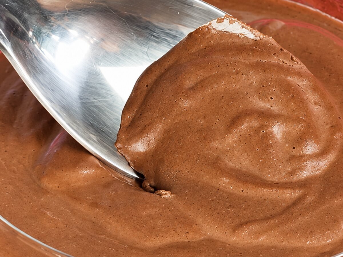 La crème chocolat-courgette en verrines