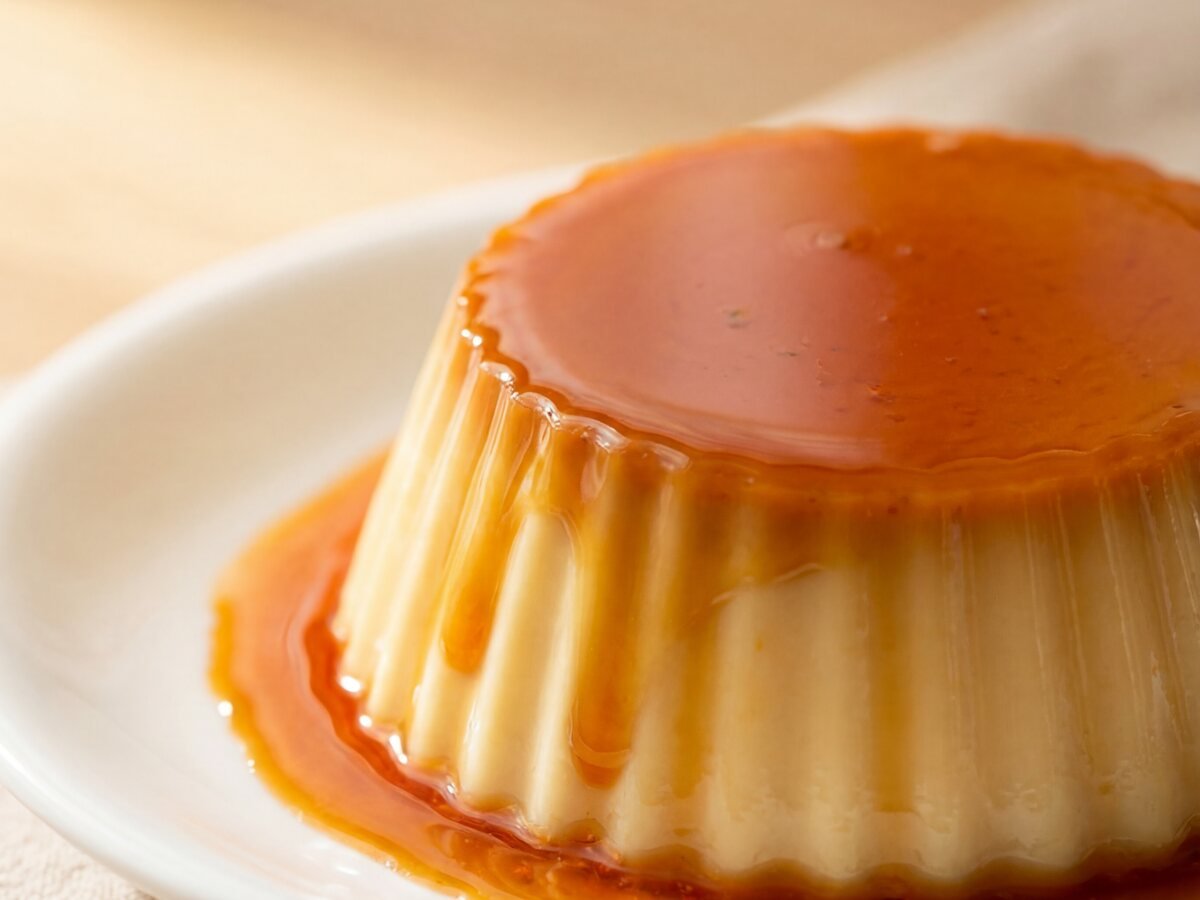 Les flans végétaux au caramel