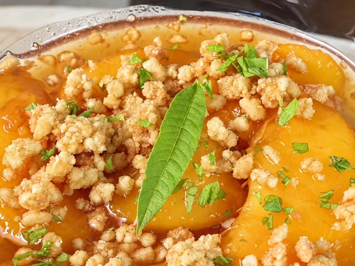 Les fruits infusés à la verveine