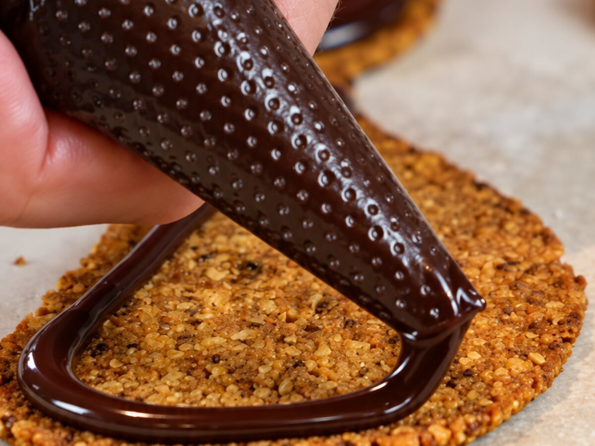 La ganache au chocolat noir