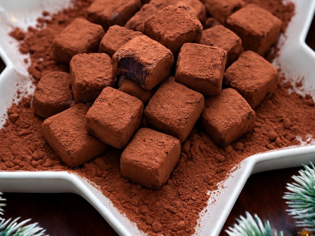 Les truffes au chocolat